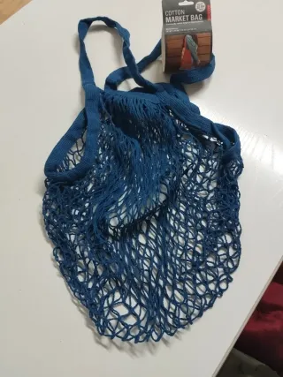 Bolsa de red de algodón para la compra