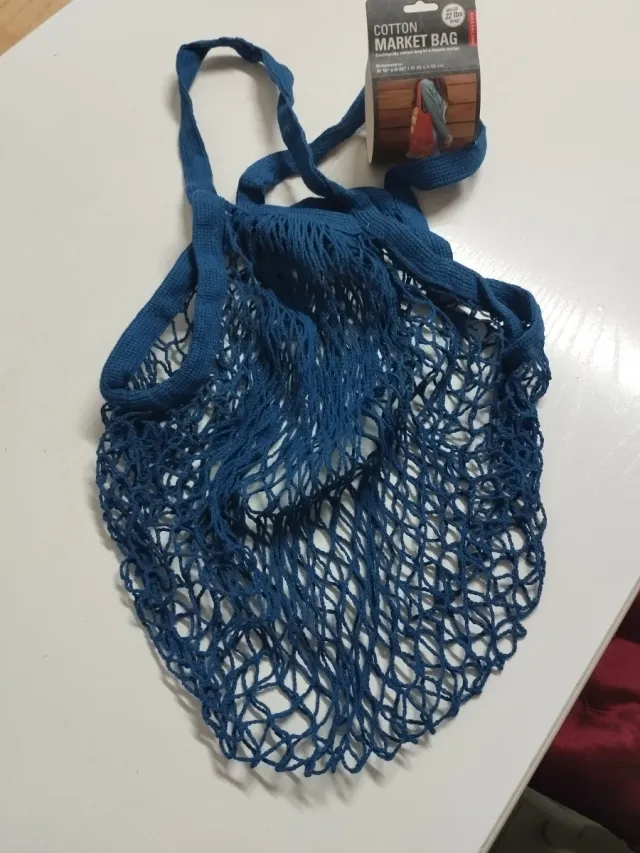 Bolsa de red de algodón para la compra