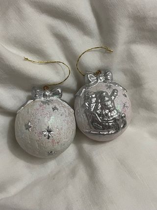 Decorazioni Albero Natale Blu Argento