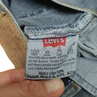 Levi's USA501 Preshrunk Jeans Light Stonewash