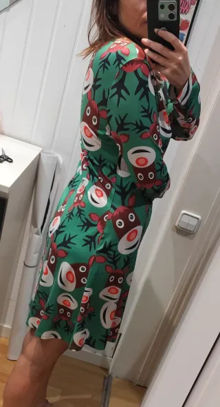 Vestido de Navidad con Renos