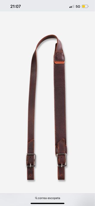 Correa de cuero para escopeta/rifle