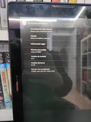 Tablet Lenovo A7600F Negra