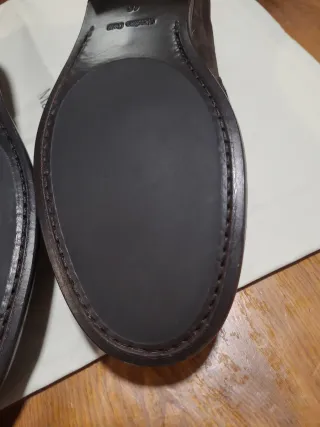 Mocasines Massimo Dutti Serraje Marrón Nuevos