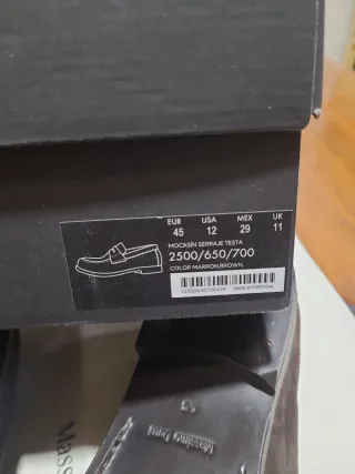 Mocasines Massimo Dutti Serraje Marrón Nuevos