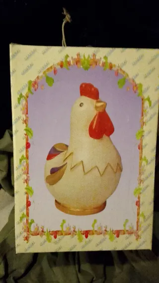 Gallinella decorativa per regali di Natale