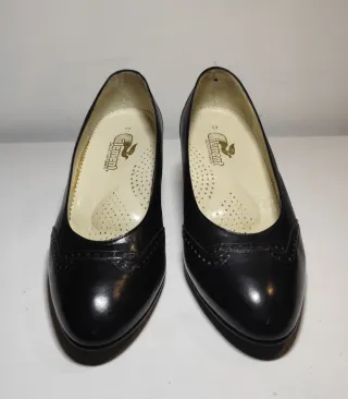 Zapatos Clement Piel Negros Talla 37
