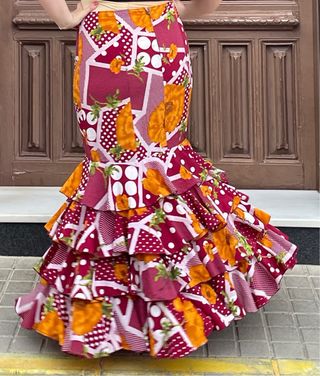 Falda flamenca  talla 46-48