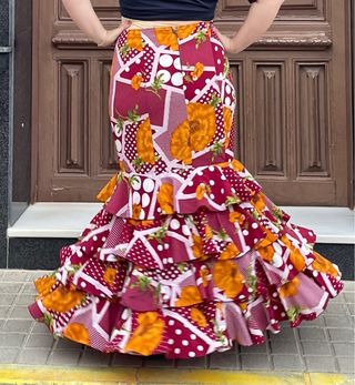 Falda flamenca  talla 46-48