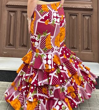 Falda flamenca  talla 46-48