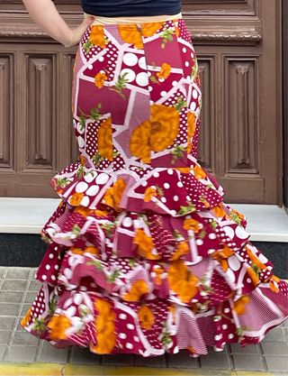 Falda flamenca  talla 46-48
