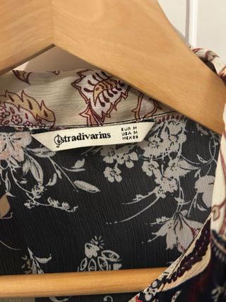 Blusa Stradivarius Patchwork Estampada