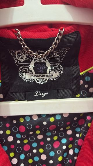 Gabardina roja talla S/M