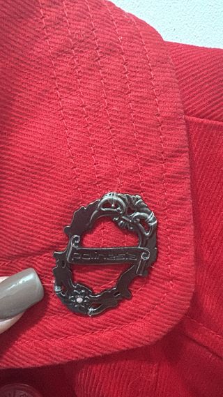 Gabardina roja talla S/M