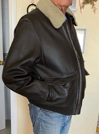 Chaqueta Cuero Brooks Brothers L