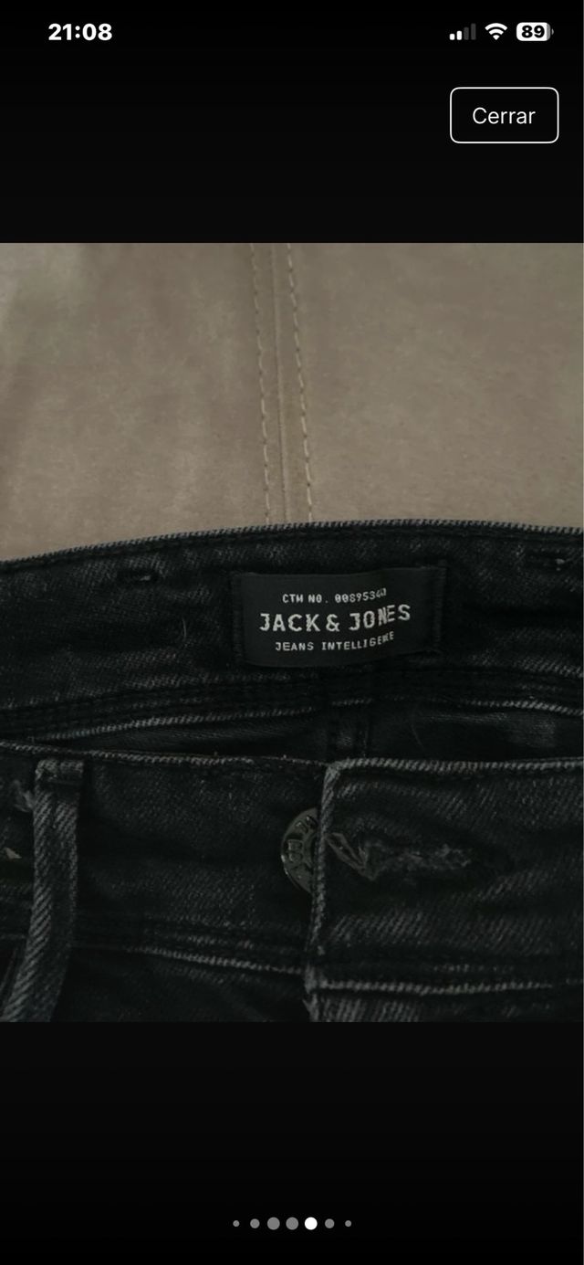 Lote 5 pantalones vaqueros y casuales tallas S/M