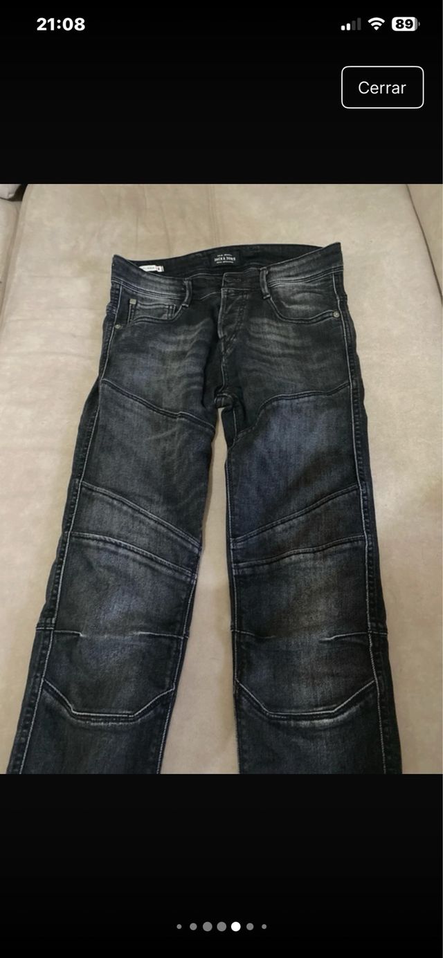 Lote 5 pantalones vaqueros y casuales tallas S/M