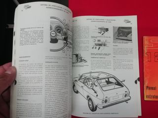 SEAT 128 1200 1430 MANUAL USO + TALLER REPARACION