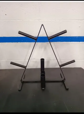 Soporte para discos de pesas decathlon domyos