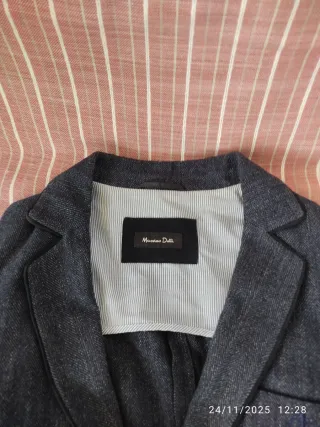 Americana Massimo Dutti azul