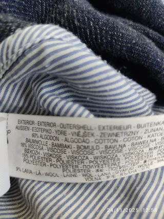 Americana Massimo Dutti azul