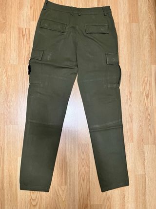 Pantalón cargo Stone Island verde totalmente nuevo