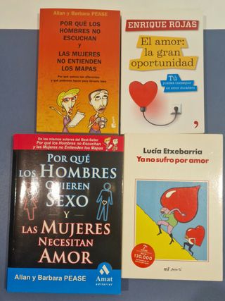 ¿Por qué los hombres...2libros; El amor..; Ya no..