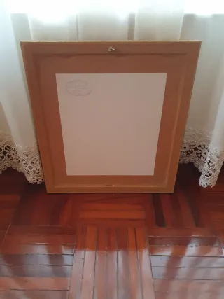 Cuadro Letra L Marco Dorado