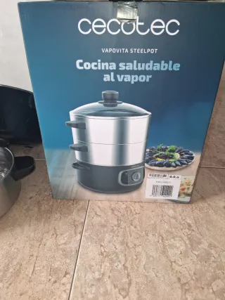 Vaporera Cecotec 2 Niveles