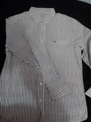 Camisas Rayas Scotch & Soda talla xl y Lacoste L