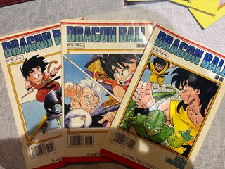 Lote 3 cómics antiguos dragón ball