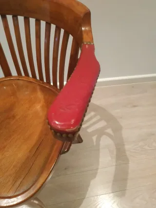 Sillas Vintage Madera y Cuero