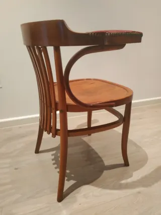 Sillas Vintage Madera y Cuero