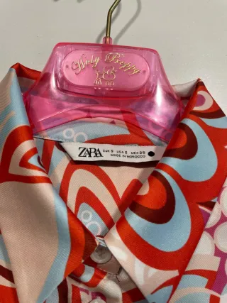 Camisa estampada manga larga