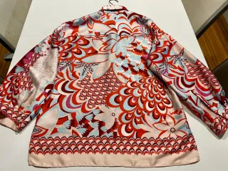 Camisa estampada manga larga