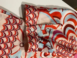 Camisa estampada manga larga