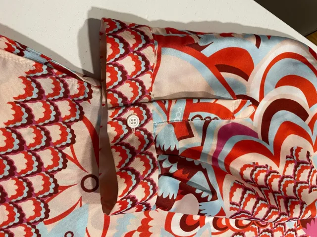 Camisa estampada manga larga