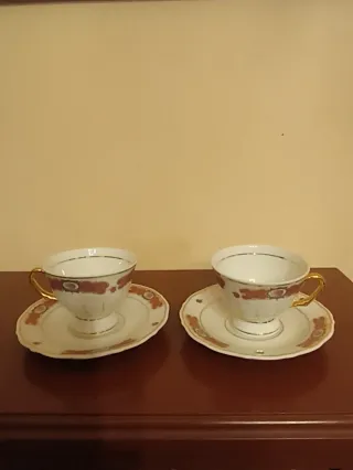 2 Tazzine da caffe 'Adamo Gold Collection'