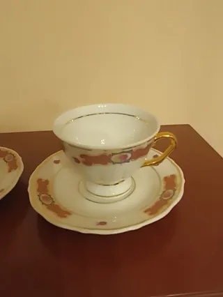 2 Tazzine da caffe 'Adamo Gold Collection'