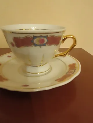 2 Tazzine da caffe 'Adamo Gold Collection'