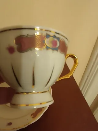 2 Tazzine da caffe 'Adamo Gold Collection'