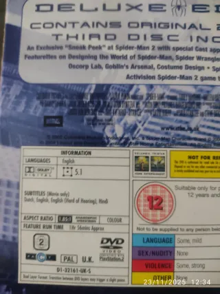 Spider-Man Edición Deluxe DVD