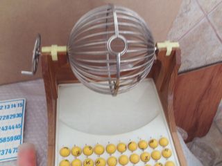 Juego Bingo Madera Metal