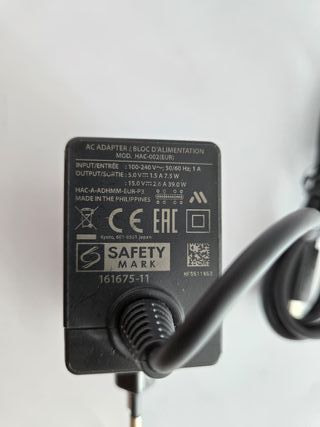 Cargador Nintendo Switch HAC-002(EUR) Original