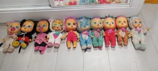 Lote de 9 Bebés Llorones