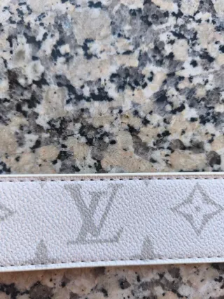 Cintura Louis Vuitton Monogram Grigio