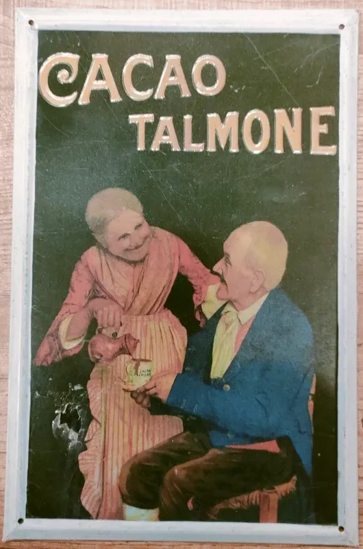 Targa Cacao Talmone Metallo 30x20