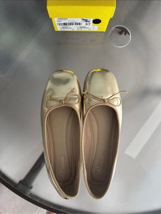 Bailarinas Ñakos Doradas Talla 37