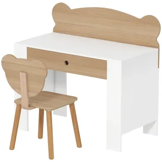 Escritorio y Silla Infantil Osito