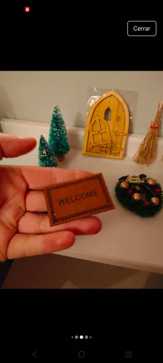 Set Decoración Navidad Puerta Elfo